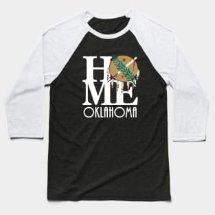 HOME Oklahoma (white text) Baseball T-Shirt